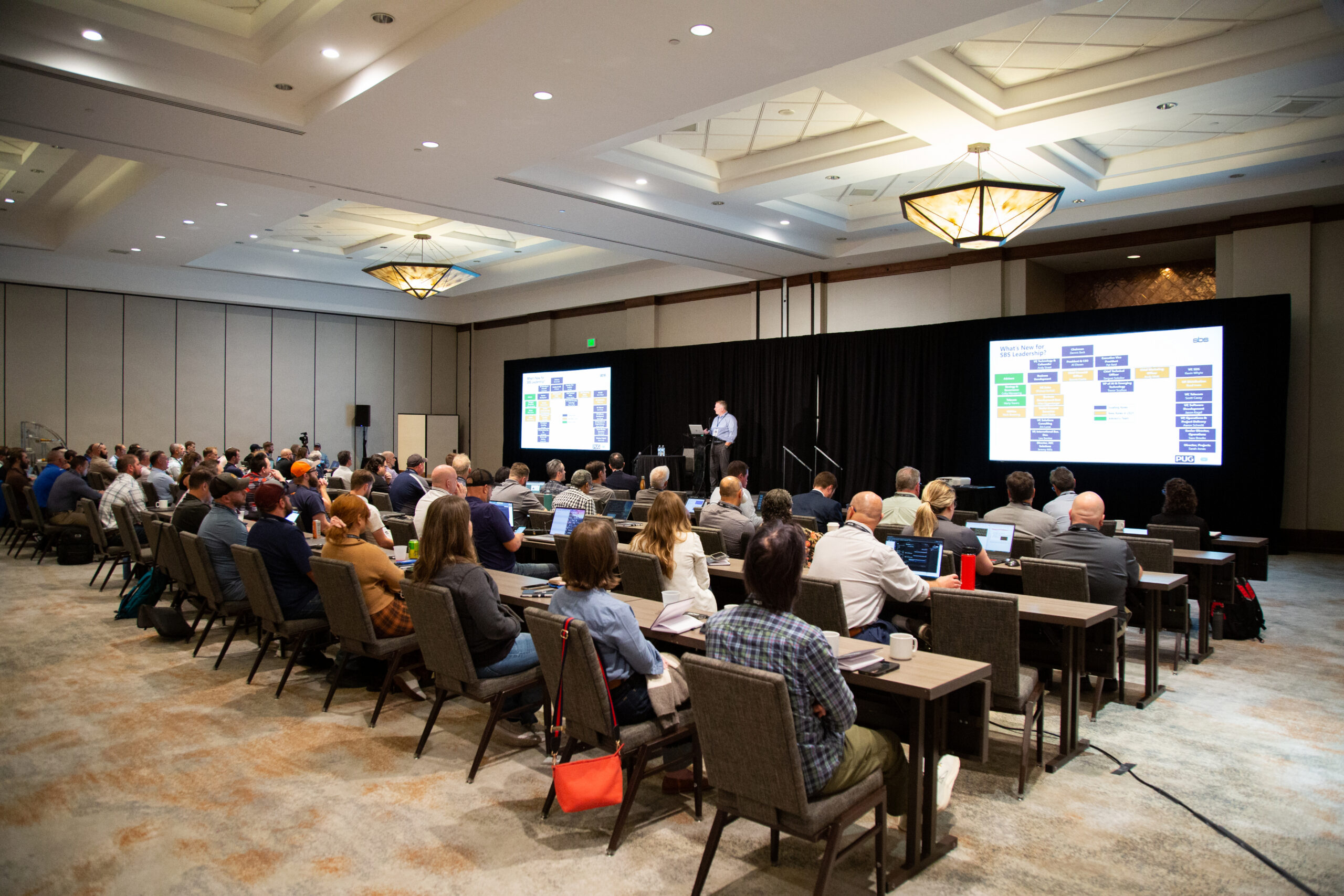 PUG 2025 Conference listening to Al Eliasen's presentation.