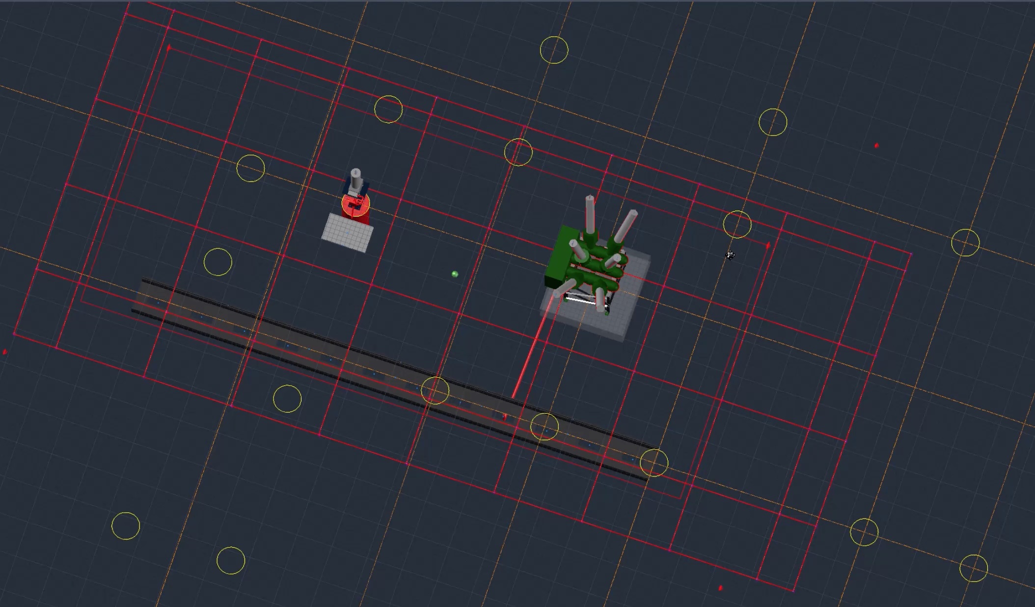 Grounding grid designed in SDS Physical for AutoCAD